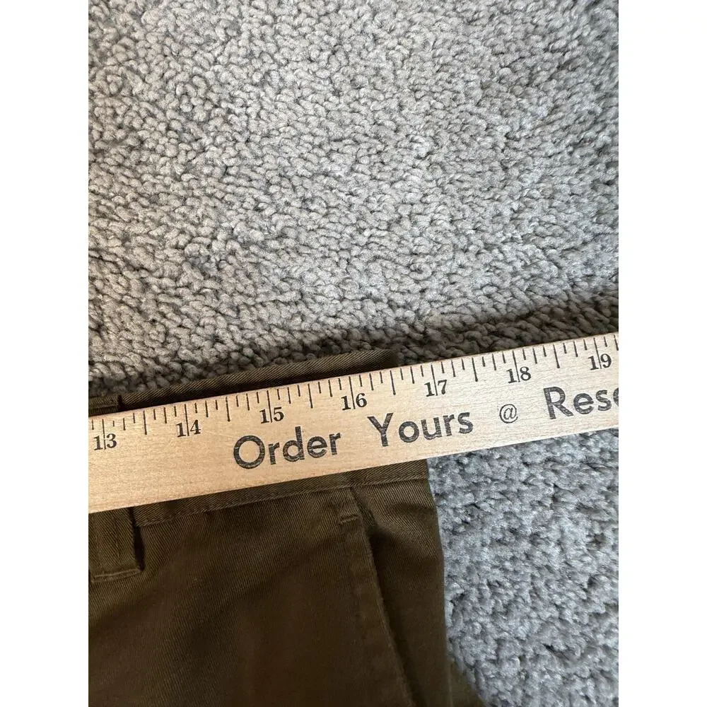 Jordan Essentials Pants Mens L Utility Cargo Olive Brown Twill Flight Stretch